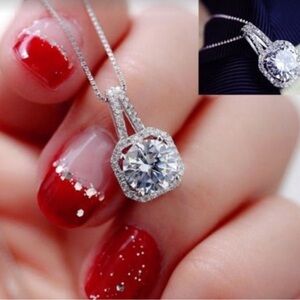 Solitaire Crystal Necklace